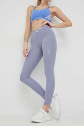 adidas Performance edzős legging Techfit Brand Love lila, női, mintás - lila XS
