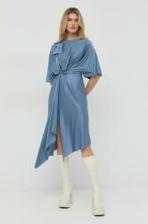 Victoria Beckham ruha midi, harang alakú - kék 36