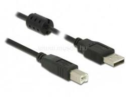 Delock 84895 USB 2.0-A > USB-B apa/apa 1m fekete kábel (DL84895) (DL84895)