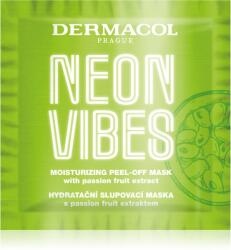 Dermacol Neon Vibes mască exfoliantă cu efect de hidratare 8 ml