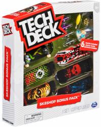 Tech Deck Set 6 mini placi skateboard, Tech Deck, Bonus Pack 20136700