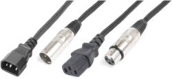 PD CONNEX CX09-5 IEC M - XLR Mama / IEC F - XLR papa, 5 m