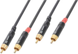 PD CONNEX CX94-0, 5 sztereo jelkábel (2x RCA - 2x RCA) - (0, 5 m)