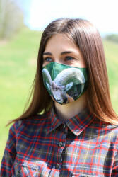 TETRAO mască facială de protecție din bumbac - muflon
