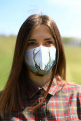 TETRAO mască facială de protecție din bumbac - cerb