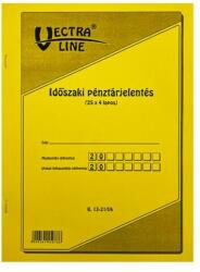 Vectra-line Nyomtatvány időszaki pénztárjelentés VECTRA-LINE 25x4 (KX01005) - fotoland