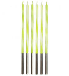 Godan Candy Lime Green, Zöld tortagyertya, gyertya szett 6 db-os (MLG171297)