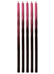 Godan Ombre Red-Black, Piros-Fekete tortagyertya, gyertya szett 5 db-os (MLG162011)