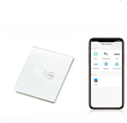 Tosyco Întrerupător draperie WIFI cu touch (tactil) din sticlă [CLONE] (TOS-CD-ZB-W)