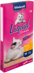 Vitakraft Vitakraft Cat Liquid-Snack cu pui + taurină - 24 x 15 g