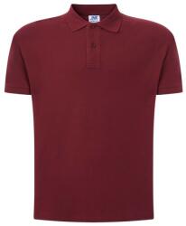 JHK Tricou polo barbati Milan, bumbac 100%, burgundy (PORA210BU)