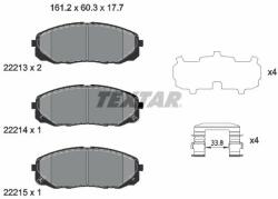 TEXTAR set placute frana, frana disc TEXTAR Q+ 2221301 (2221301)