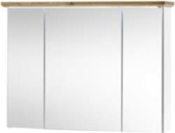 Mobikon Dulap suspendabil cu oglinda alb stejar artizanal Toskana 84x24x70 cm (0000264202)
