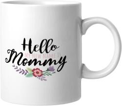 Cana alba, din ceramica, cu mesaj, pentru viitoare mamici, My new name is Mommy, 330 ml (NBNCJ40)