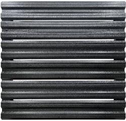 Top Profil Sistem Sipca Metalica Orizontala Pentru Gard Finisaj Structurat Negru Ral 9005 0.80m (5758)
