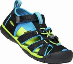 KEEN Sandale pentru copii SEACAMP II CNX, BLACK/BRILLIANT BLUE, keen, 1022984/1022969, negru - 24