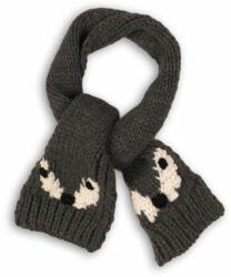 Minoti Eșarfă tricotată de iarnă, Minoti, LIMIT 22, gri - 0-12m