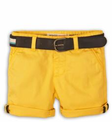 Minoti Pantaloni scurți pentru băieți cu curea, Minoti, Sunset 8, galben - 98/104 | 3/4let