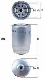 MAHLE filtru combustibil MAHLE KC 605D (KC 605D) - automobilus
