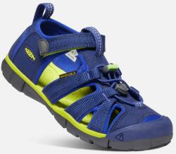 KEEN Sandale pentru copii SEACAMP II CNX, BLUE DEPTHS/CHARTREUSE, keen, 1022993/1022978/1022939, albastru - 27/28