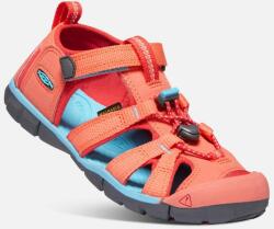KEEN Sandale pentru copii SEACAMP II CNX, CORAL/POPPY RED, în vârstă, 1022989/1022941/1022974, roșu - 22