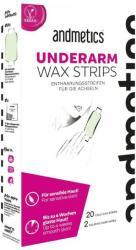 Andmetics Benzi de ceară pentru subraț - Andmetics Underarm Wax Strips