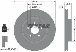 TEXTAR Disc frana TEXTAR PRO 92327603 (92327603)