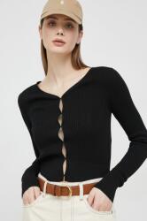 Calvin Klein kardigán fekete, női, könnyű - fekete M - answear - 40 990 Ft