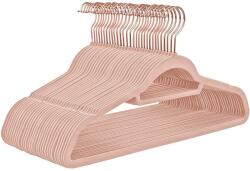 SONGMICS Bársonyos vállfák 30 darabos, csúszásmentes ruhaakasztó Rose Gold színű (CRF21PK30) - vasbutor