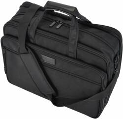 BONTOUR 17, 3" laptop táska, bővíthető üzleti aktatáska több rekeszzel és nagy oldalsó zsebbel