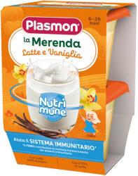 PLASMON Млечен десерт Plasmon - Нутримюн, с ванилия, 2 х 120 g (3827) - ozone