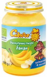 Слънчо Био плодово пюре Слънчо - Банан, 190 g (4433) - baby