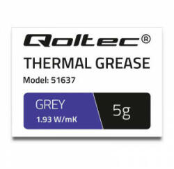 QOLTEC Pasta termoconductoare QOLTEC Qoltec pasta termica 1.93 W/m-K | 5g | grey (51637)