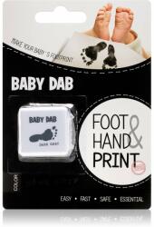Baby Dab Foot & Hand Print Grey cerneală pentru amprente copii