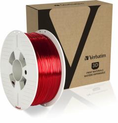 Verbatim PET-G 1.75mm 1kg, átlátszó piros (55054)
