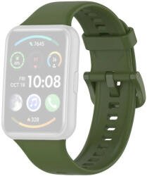 Ricardo Curea de silicon Ricardo 20mm (pentru Huawei Watch Fit), verde, + accesorii pentru rezervă