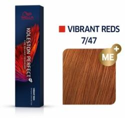 Wella Koleston Perfect Me+ Vibrant Reds vopsea profesională permanentă pentru păr 7/47 60 ml - brasty
