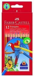 Faber-Castell Set 12 creioane colorate triunghiulare Faber-Castell (116512)