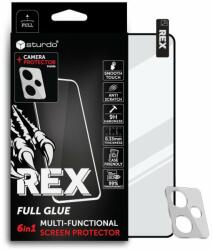 Sturdo Sticlă de protectie Sturdo Rex + Protectie camera Xiaomi Redmi Note 12 5G, Full Glue 6 in 1