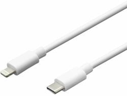 mobilNET adatkábel C típusú - Lightning, 2A, 1M, Eco csomagolás, fehér