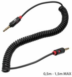 mobilNET AUX kábel 2x3, 5mm, fekete - foon - 4 125 Ft