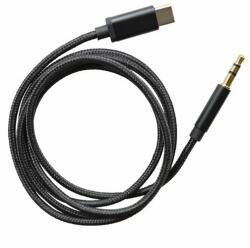 mobilNET audiokábel USB-C - 3, 5 mm-es jack, fekete