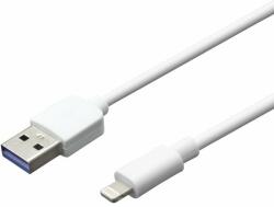mobilNET adatkábel USB - Lightning, 2A, 1M, Eco csomagolás, fehér