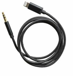 mobilNET AUX csatlakozókábel Lightning csatlakozókkal / 3, 5 mm jack, 1M, Eco csomagolás