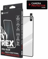 Sturdo Rex védőüveg + Kameravédelem Samsung Galaxy A04s, Full Glue 6 az 1-ben
