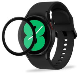 Okosóra fólia - Samsung Galaxy Watch 4 / 5 (44mm) - kijelzővédő fólia, fekete kerettel - tokgalaxis
