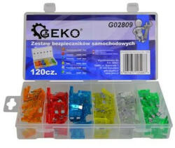 Geko Biztosíték készlet 120 részes (G02809)