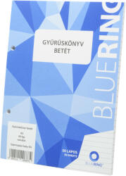 BLUERING Gyűrűskönyv Betét A5 50lap Vonalas (1017329) - cartridge