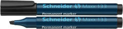 Permanent marker 1-4 mm vágott végű SCHNEIDER Maxx 133 fekete (20159 - 09)