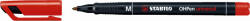 STABILO Permanent marker M, OHP Stabilo 843/40 piros (843/40) - cartridge